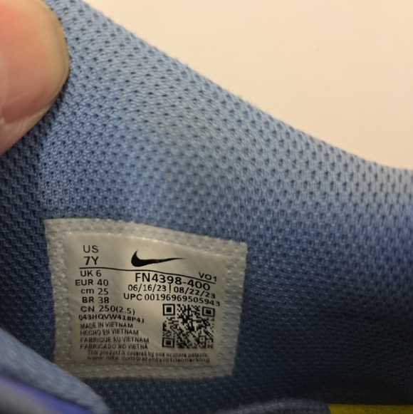 Nike Other - Nike Light Blue Athletic Shoe - Visible Swoosh